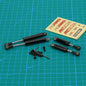 RCAWD Axial Yeti Jr Black RCAWD Axial 1/18 Yeti Jr Shocks Absorber oil-filled type Aluminum 72mm 102mm