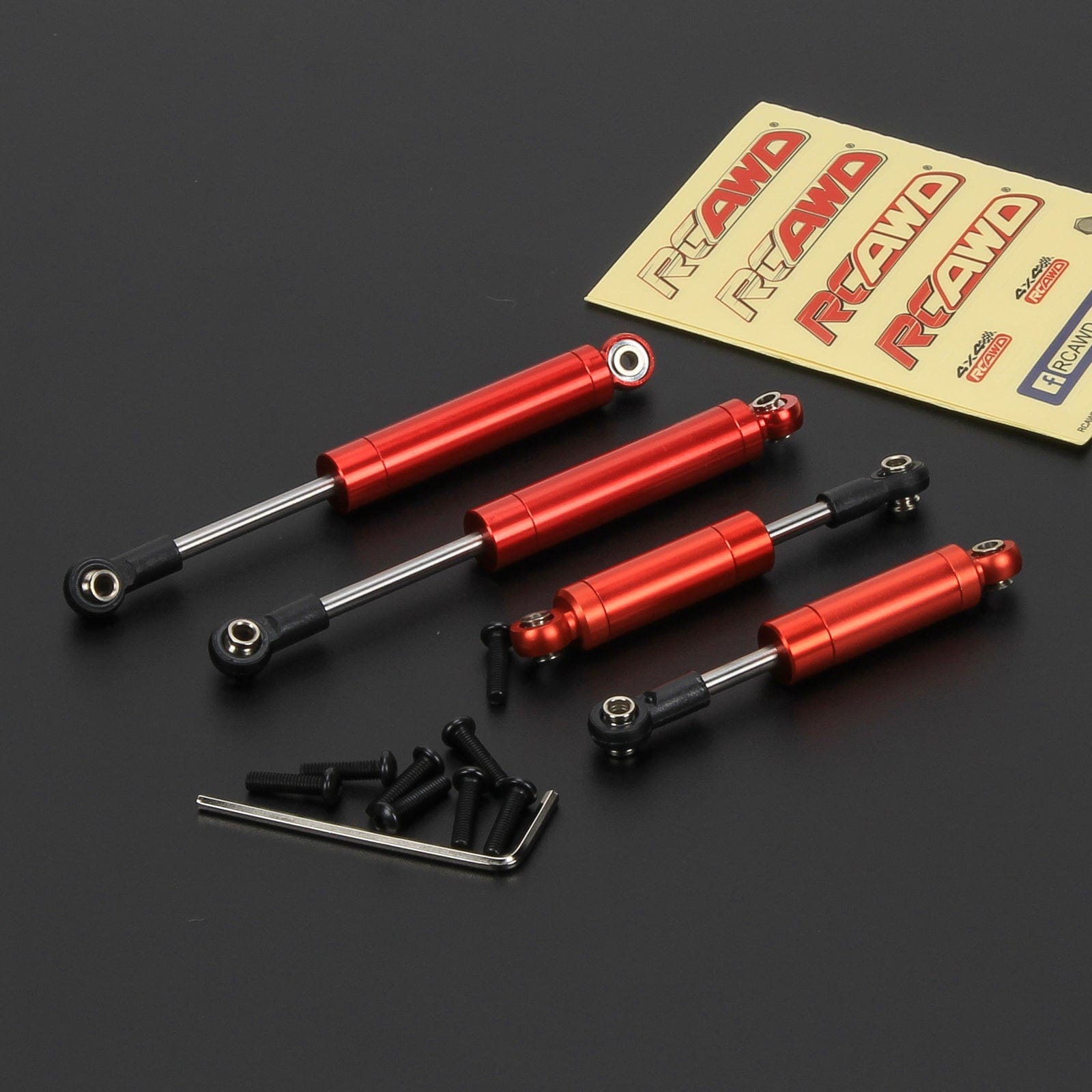 RCAWD Axial Yeti Jr RCAWD Axial 1/18 Yeti Jr Shocks Absorber oil-filled type Aluminum 72mm 102mm