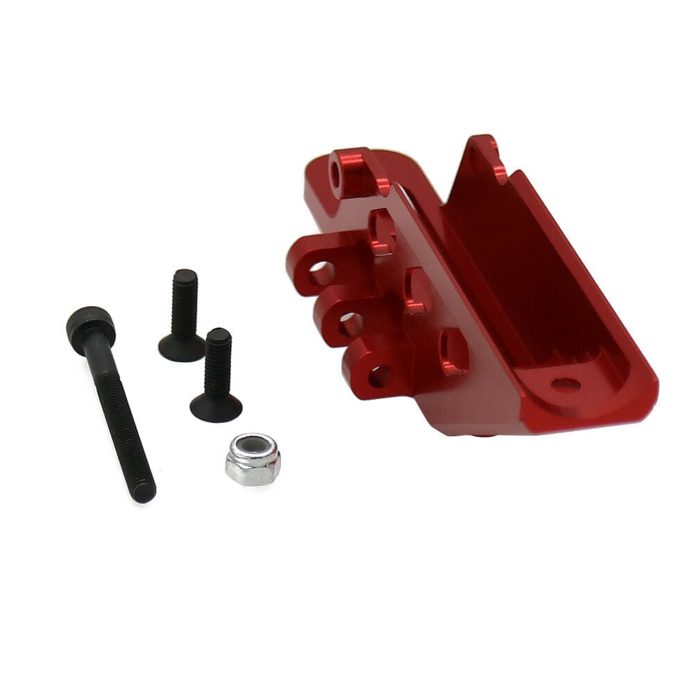 RCAWD AXIAL Yeti Red RCAWD Axial Wraith Spawn upgrade aluminium Rear Link Base AR60 OCP 4-Link Mount also for 1/10 Axial Yeti, SCX10,RR10