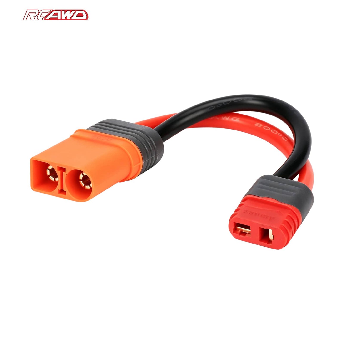 RCAWD Battery Adapter RCAWD Battery Adapter Cable T Female to IC5 Male