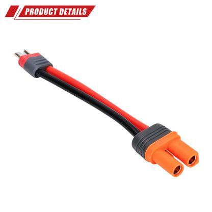 RCAWD Battery Adapter RCAWD Battery Adapter Cable T Male to IC5 Female