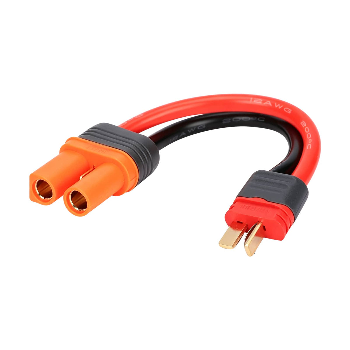 RCAWD Battery Adapter RCAWD Battery Adapter Cable T Male to IC5 Female
