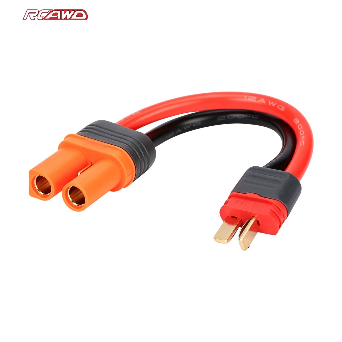 RCAWD Battery Adapter RCAWD Battery Adapter Cable T Male to IC5 Female