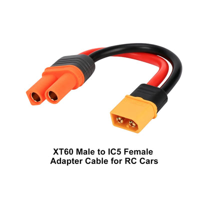RCAWD Battery Adapter RCAWD Battery Adapter Cable XT60 Male to IC5 Female