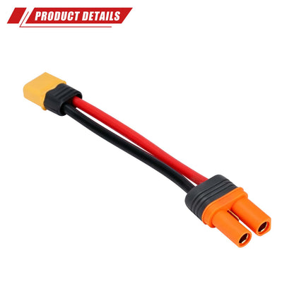 RCAWD Battery Adapter RCAWD Battery Adapter Cable XT60 Male to IC5 Female