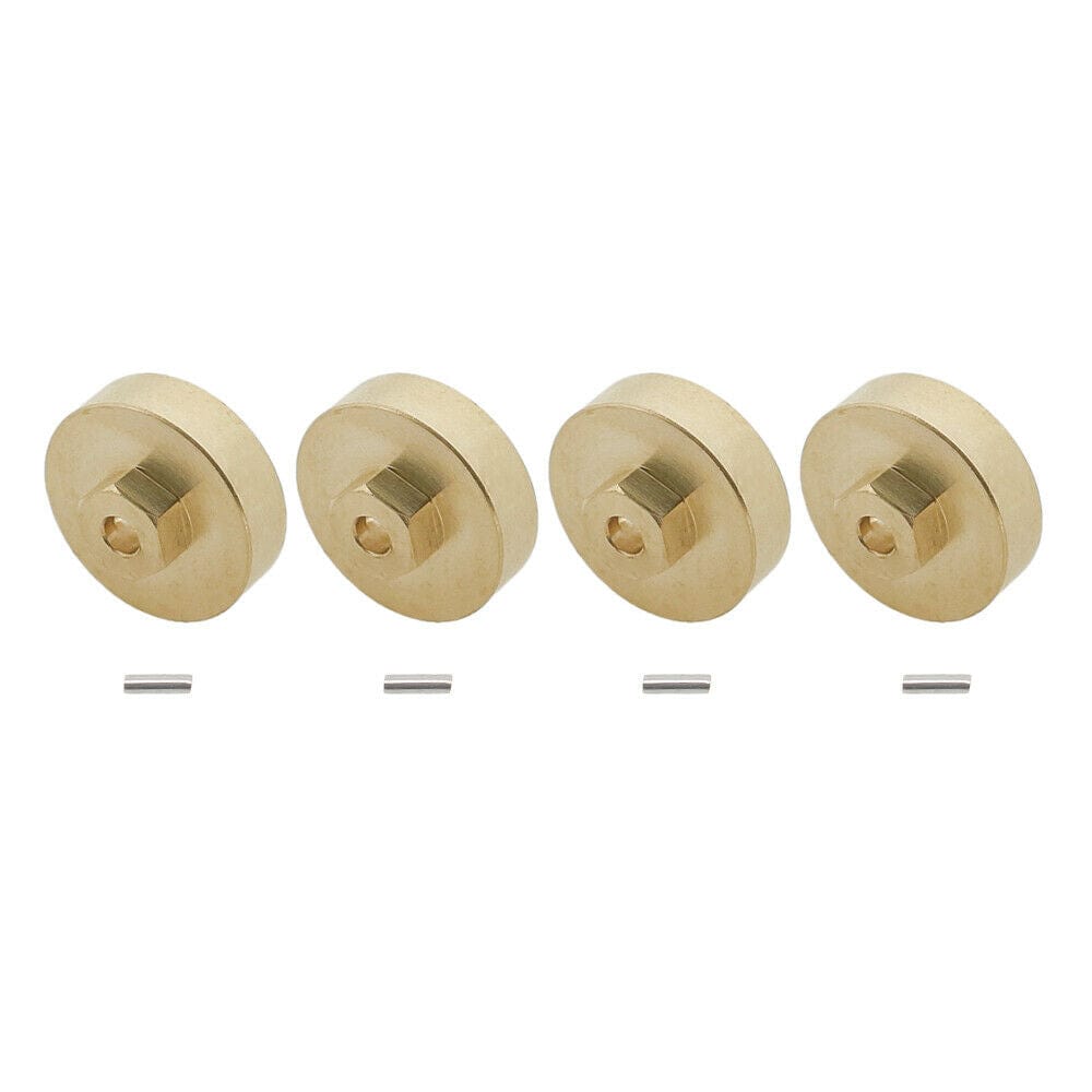 RCAWD Brass Counterweight Hex Hub Adaptors for 1/24 Axial SCX24 - RCAWD