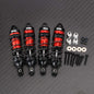 RCAWD CEN 1/8 Red RCAWD CEN 1/8 Front Rear All Metal Oil Filled Shock Absorbers Damper 4PCS