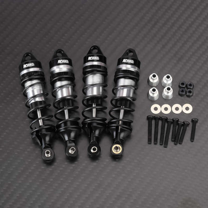 RCAWD CEN 1/8 Silver RCAWD CEN 1/8 Front Rear All Metal Oil Filled Shock Absorbers Damper 4PCS