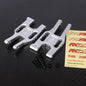RCAWD CEN 1/8 Silver RCAWD CEN 1/8 Front Rear Lower Suspension Arm