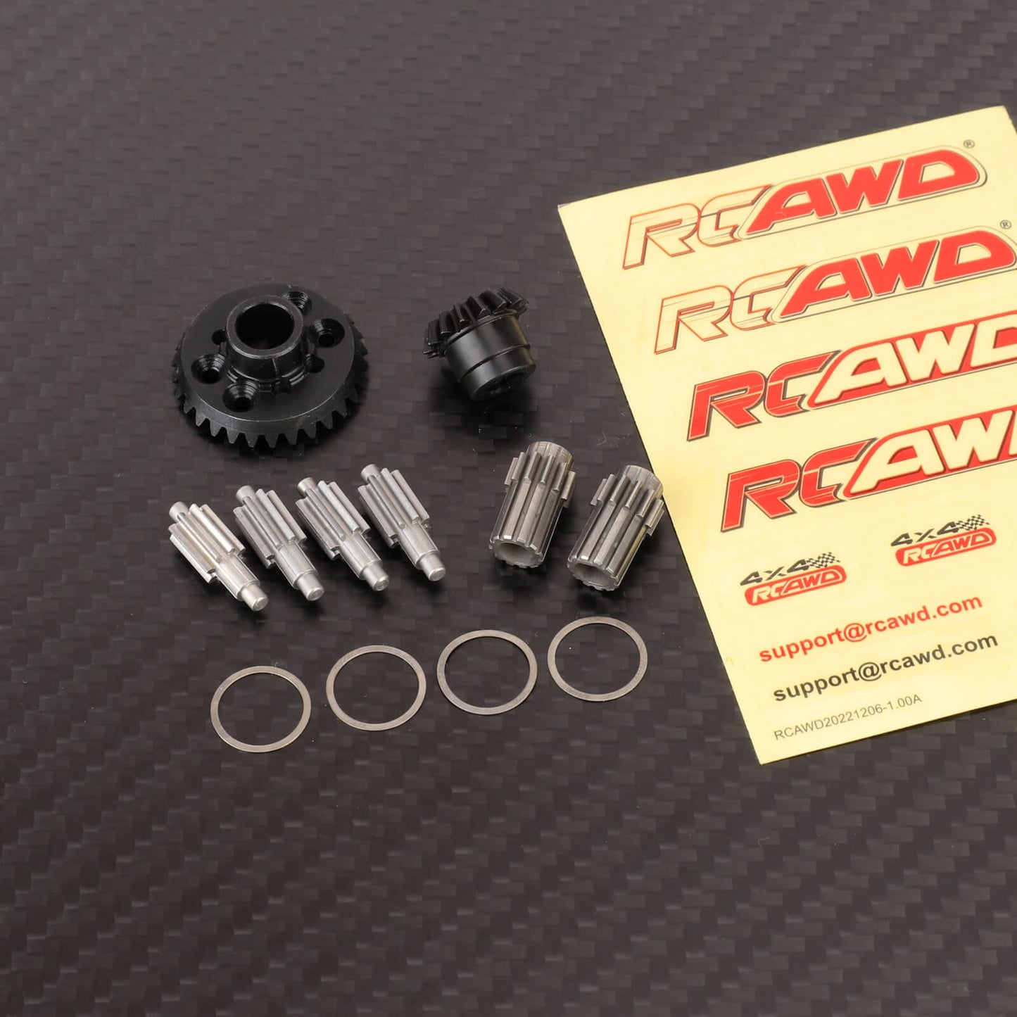 RCAWD CEN Diff Ring Pinion Gears Set RCAWD CEN F450 F250 Front Rear Diff Assemblies With 30T 13T Differential Case Ring Pinion Gears