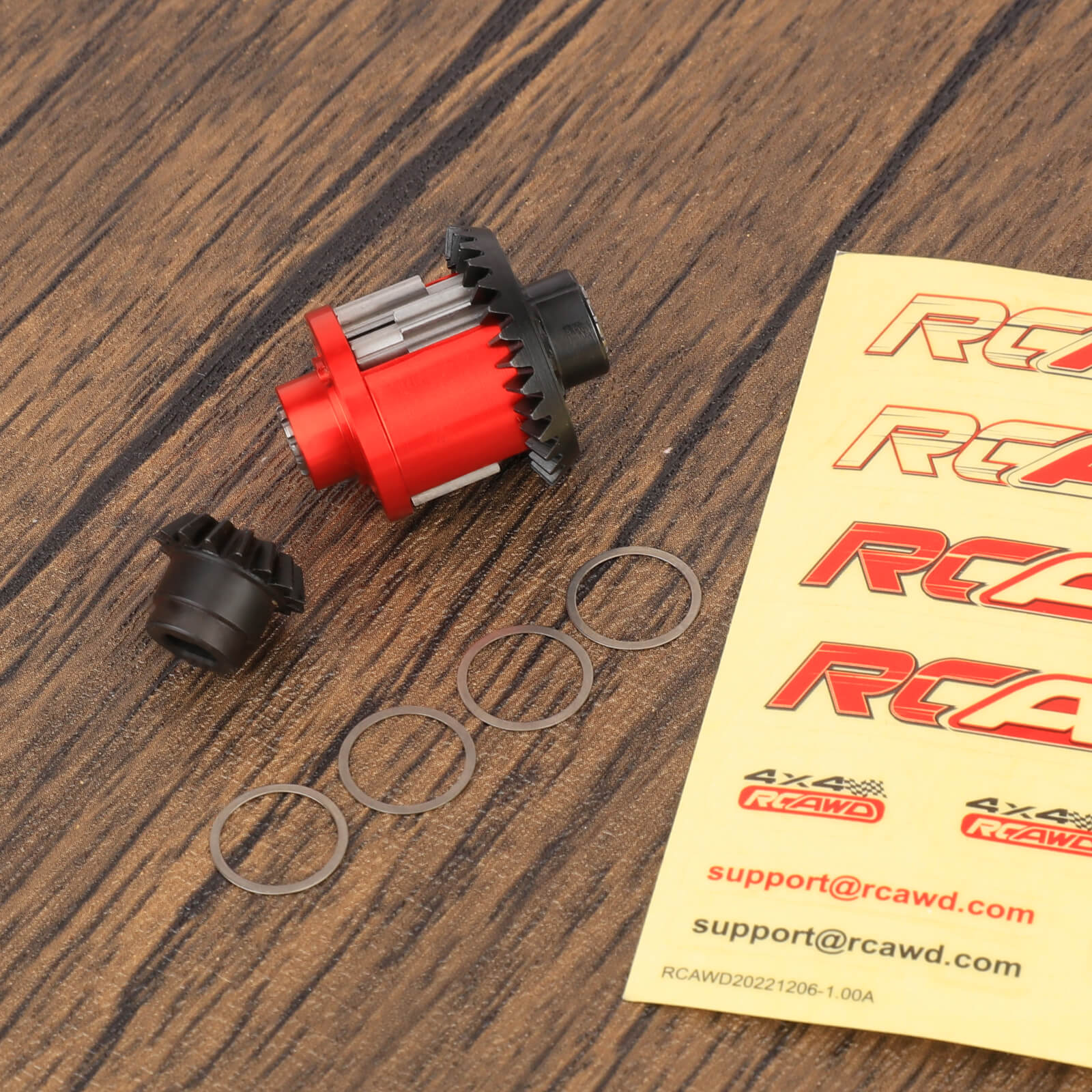 RCAWD CEN F450 F250 All Metal Front Rear Diff Set With 30T