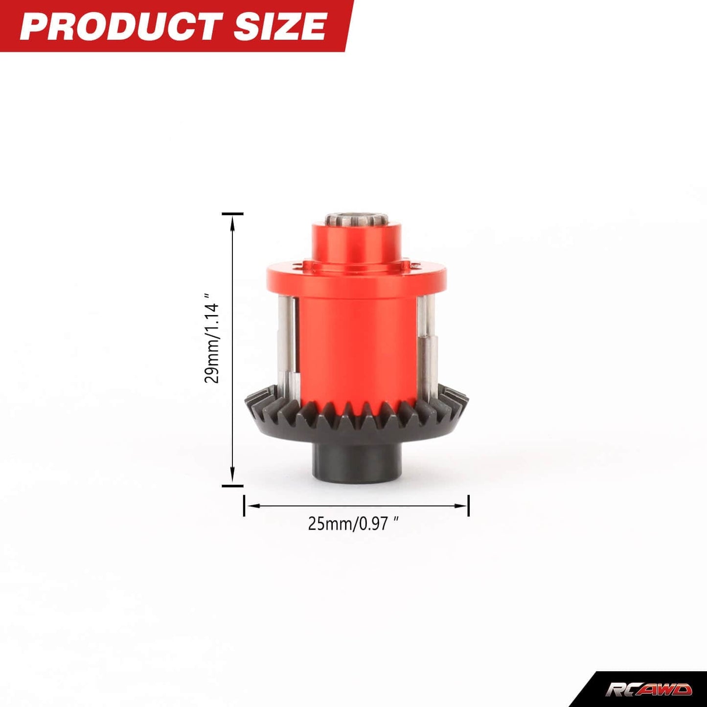 RCAWD CEN RCAWD CEN F450 F250 Front Rear Diff Assemblies With 30T 13T Differential Case Ring Pinion Gears