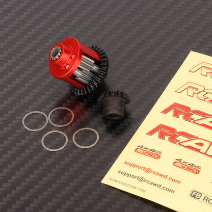 RCAWD CEN Red Diff Assemblies Set RCAWD CEN F450 F250 Front Rear Diff Assemblies With 30T 13T Differential Case Ring Pinion Gears