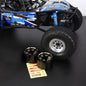 RCAWD Cyberwheelz 1 set( 2 wheels) / Black RCAWD Cyberwheelz adjustable weight 2.2" Beadlock Wheel Rims for 1/10 RC Crawler