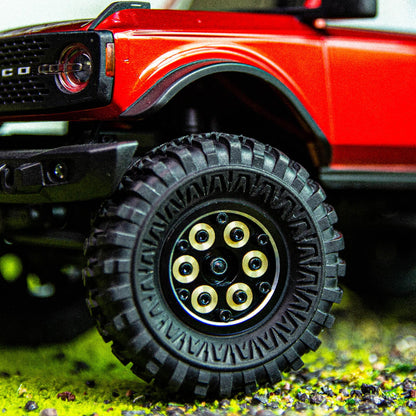 RCAWD Cyberwheelz adjustable weight 1.0'' Beadlock Wheel Rims for 1/24 1/18 RC Crawler - RCAWD