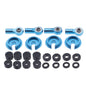 RCAWD ECX 2WD Blue RCAWD 1/10 ECX 2WD Shock Ends Spring Cups Spring Clips