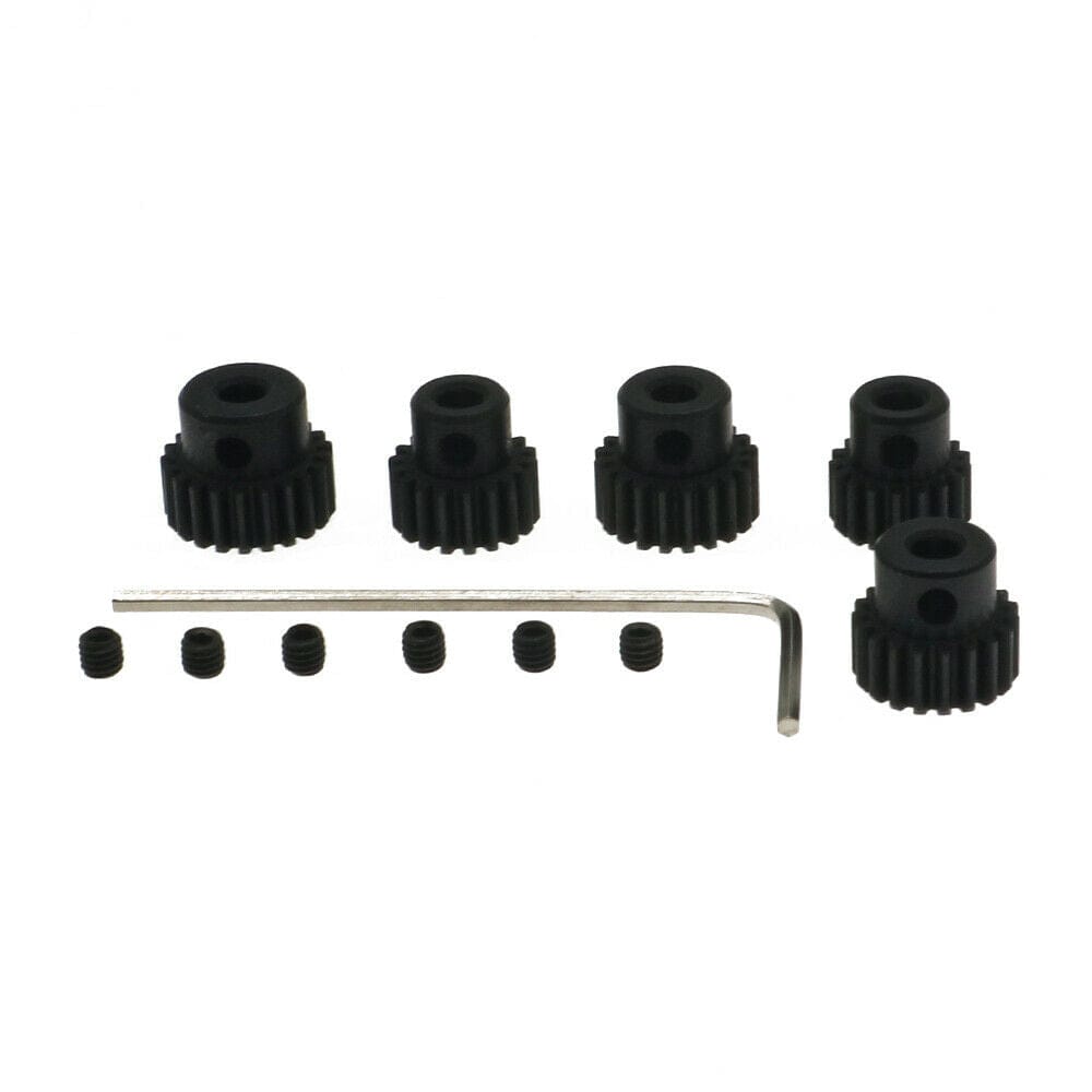 RCAWD ECX 2WD RCAWD ECX 2WD Series Pinion Gear Set 48P 17T 18T 19T 20T 21T DYNG4810