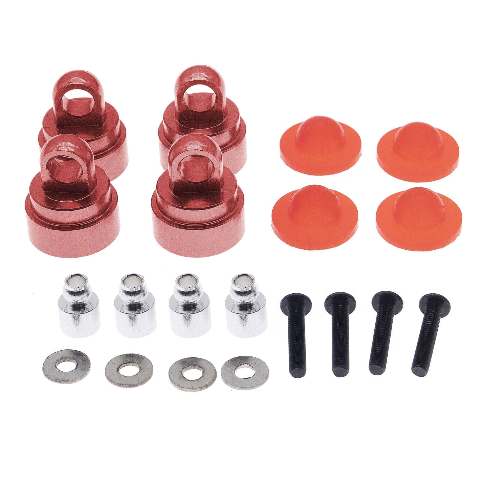 RCAWD ECX 2WD RCAWD ECX upgrade Alloy Shock Cap Piston Pivot Ball Set for ECX 1/10 2WD Series ECX1037