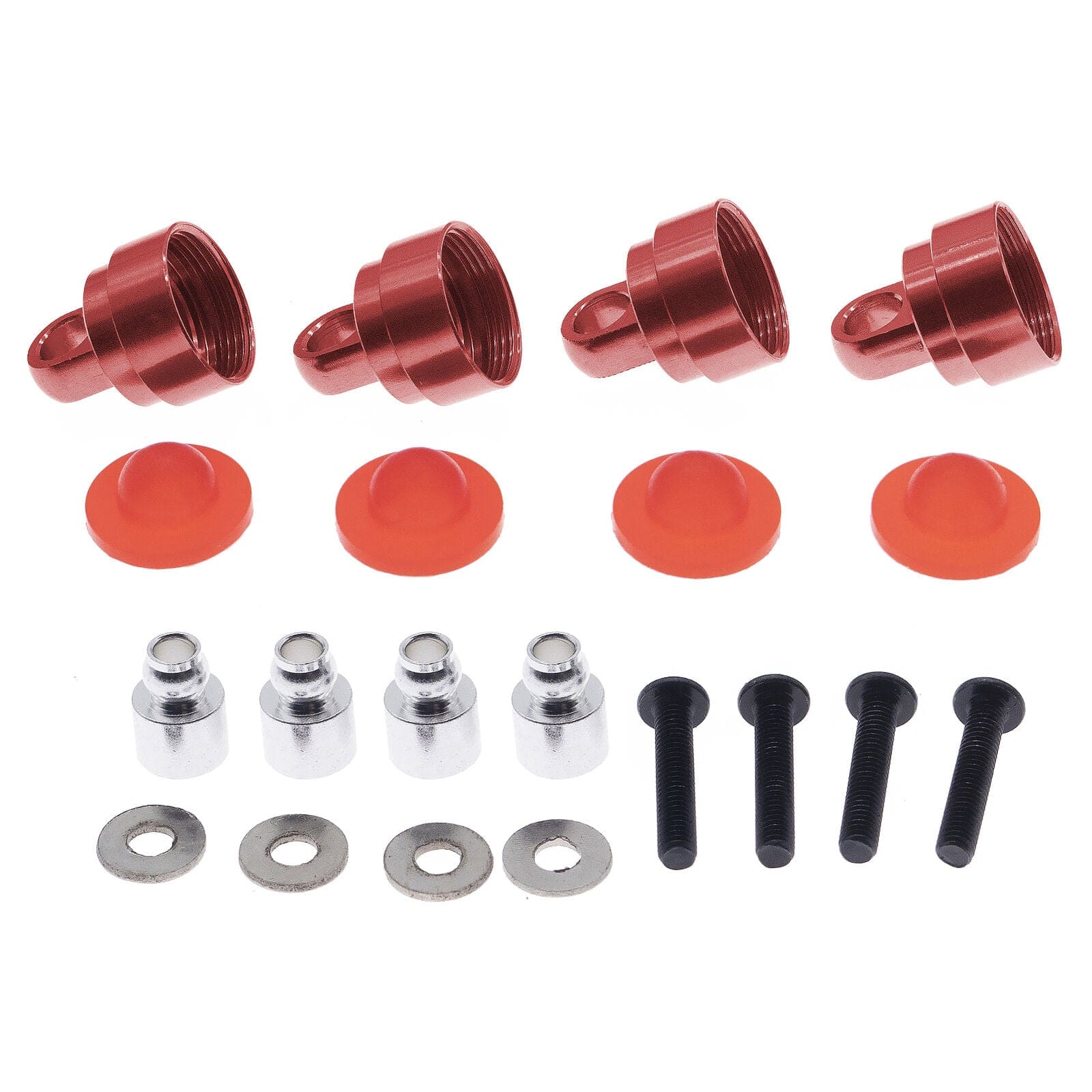 RCAWD ECX 2WD RCAWD ECX upgrade Alloy Shock Cap Piston Pivot Ball Set for ECX 1/10 2WD Series ECX1037