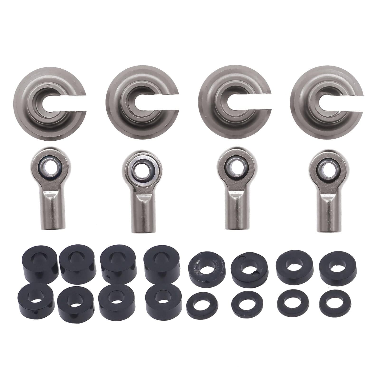 RCAWD ECX 2WD Titanium RCAWD 1/10 ECX 2WD Shock Ends Spring Cups Spring Clips