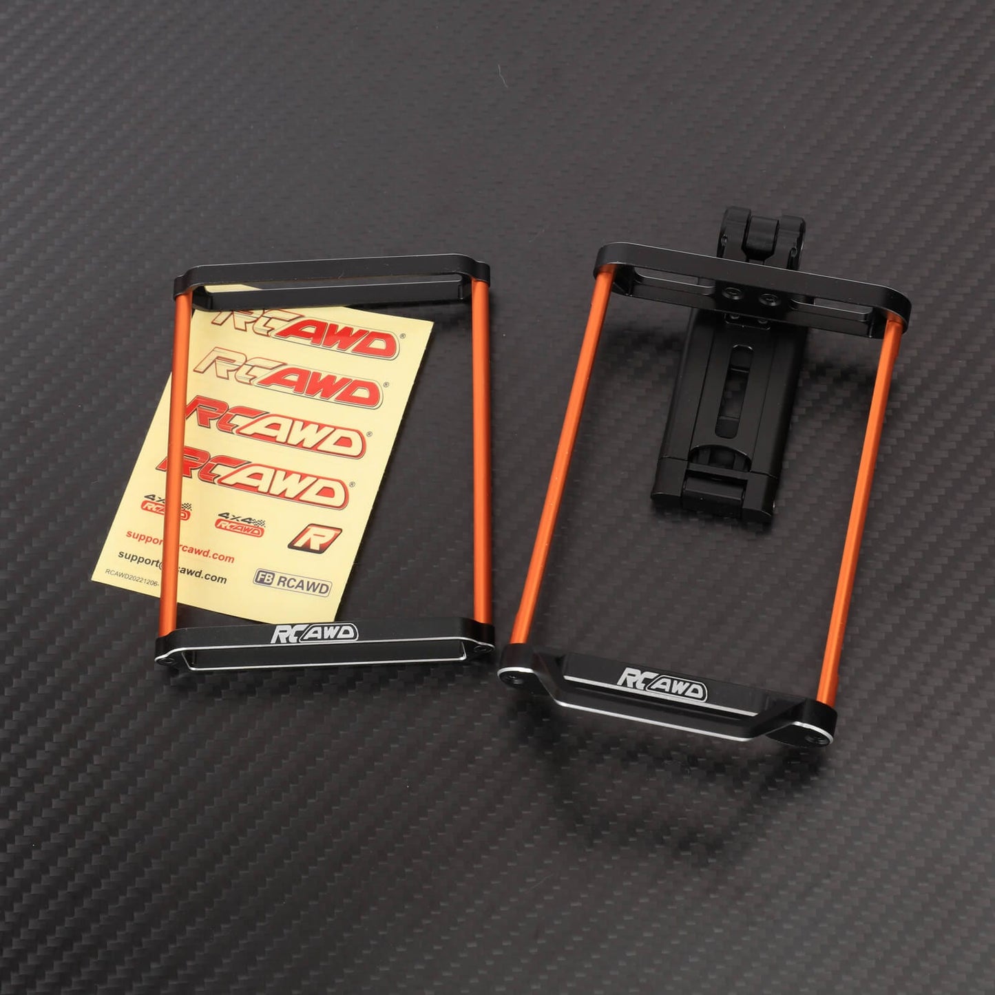 RCAWD Flysky NB4 Transmitter Full Set RCAWD FS NB4 Metal Transmitter Battery Protector Frame Phone Stand Kit