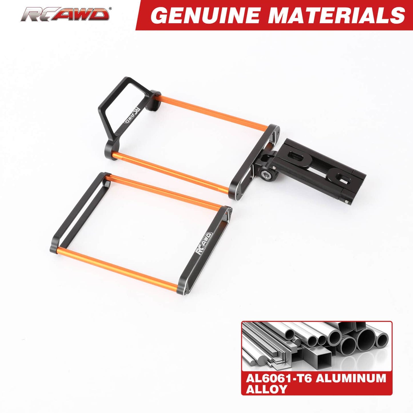 RCAWD Flysky NB4 Transmitter RCAWD FS NB4 Metal Transmitter Battery Protector Frame Phone Stand Kit