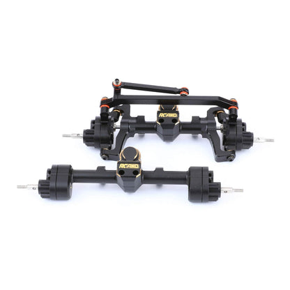 RCAWD FMS 1/18 RCAWD FMS 1/18 RC Car Portal Axles Set with 70MM 50MM Steel Driveshaft
