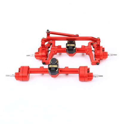 RCAWD FMS 1/18 RCAWD FMS 1/18 RC Car Portal Axles Set with 70MM 50MM Steel Driveshaft