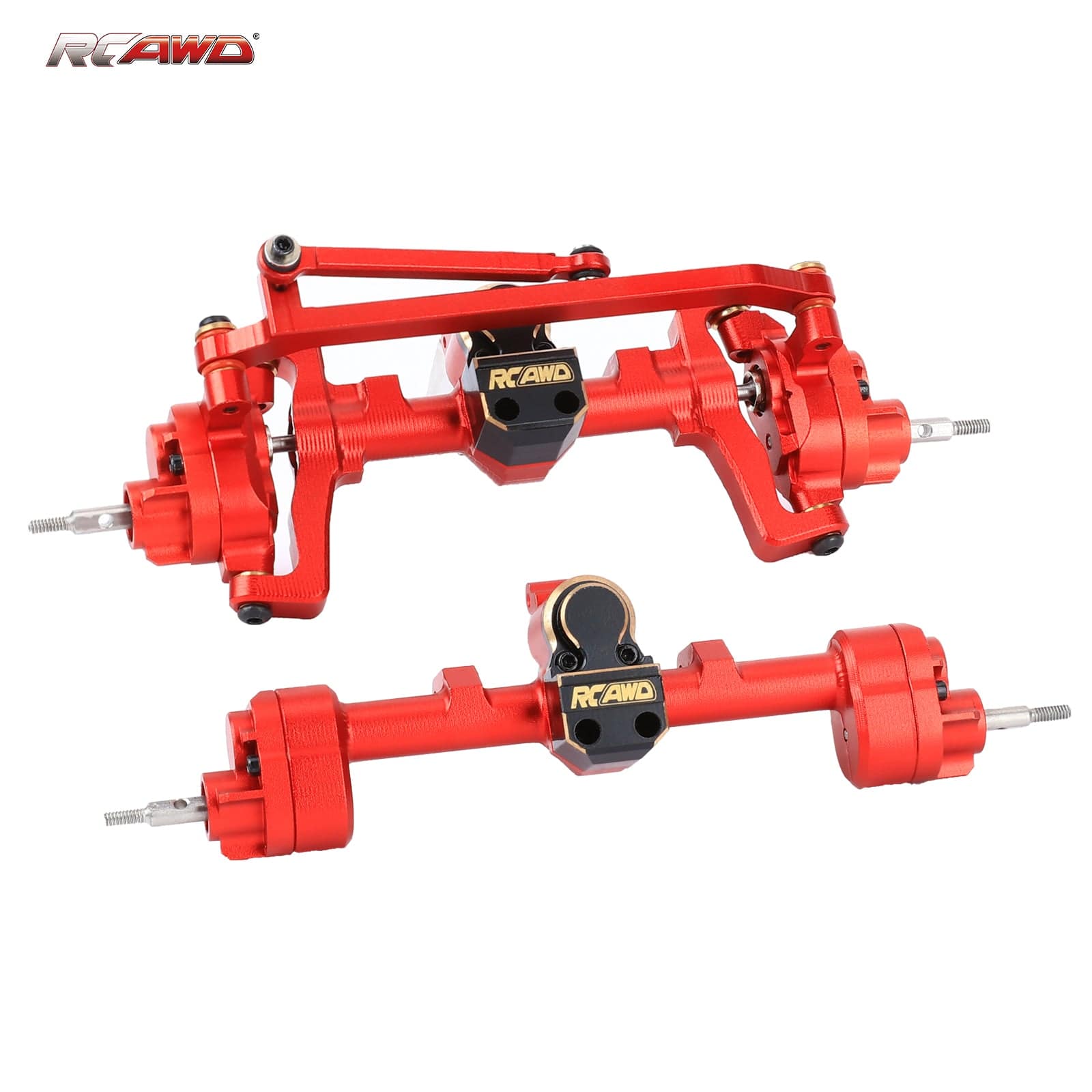 RCAWD FMS 1/18 RCAWD FMS 1/18 RC Car Portal Axles Set with 70MM 50MM Steel Driveshaft