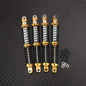 RCAWD FMS FCX10 Yellow RCAWD FCX10 LC80 K5 Front Rear Oil Filled Shock Absorber Daul Stage Spring