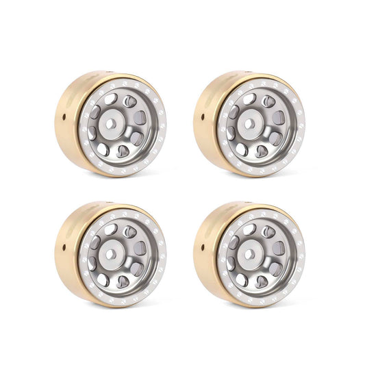 RCAWD FMS FCX24 432g/pc Wheel Rims RCAWD FCX18 FCX24 108g/pcs 8 Hole Aluminum Alloy Wheel Rims With CounterWeight