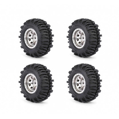 RCAWD FMS FCX24 55MM Tyres RCAWD FCX18 FCX24 55MM Rubber Line Wheel Tires Tyres