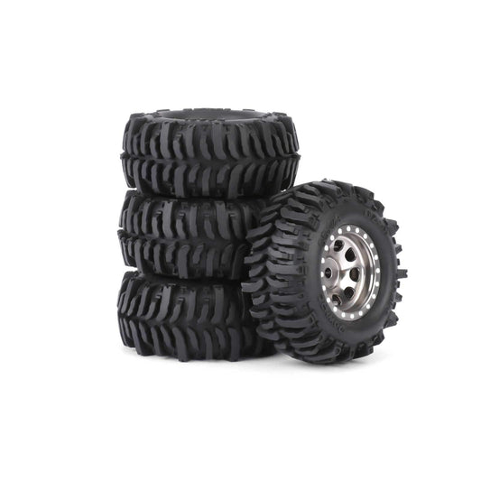 RCAWD FMS FCX24 55MM Tyres RCAWD FCX18 FCX24 55MM Rubber Line Wheel Tires Tyres