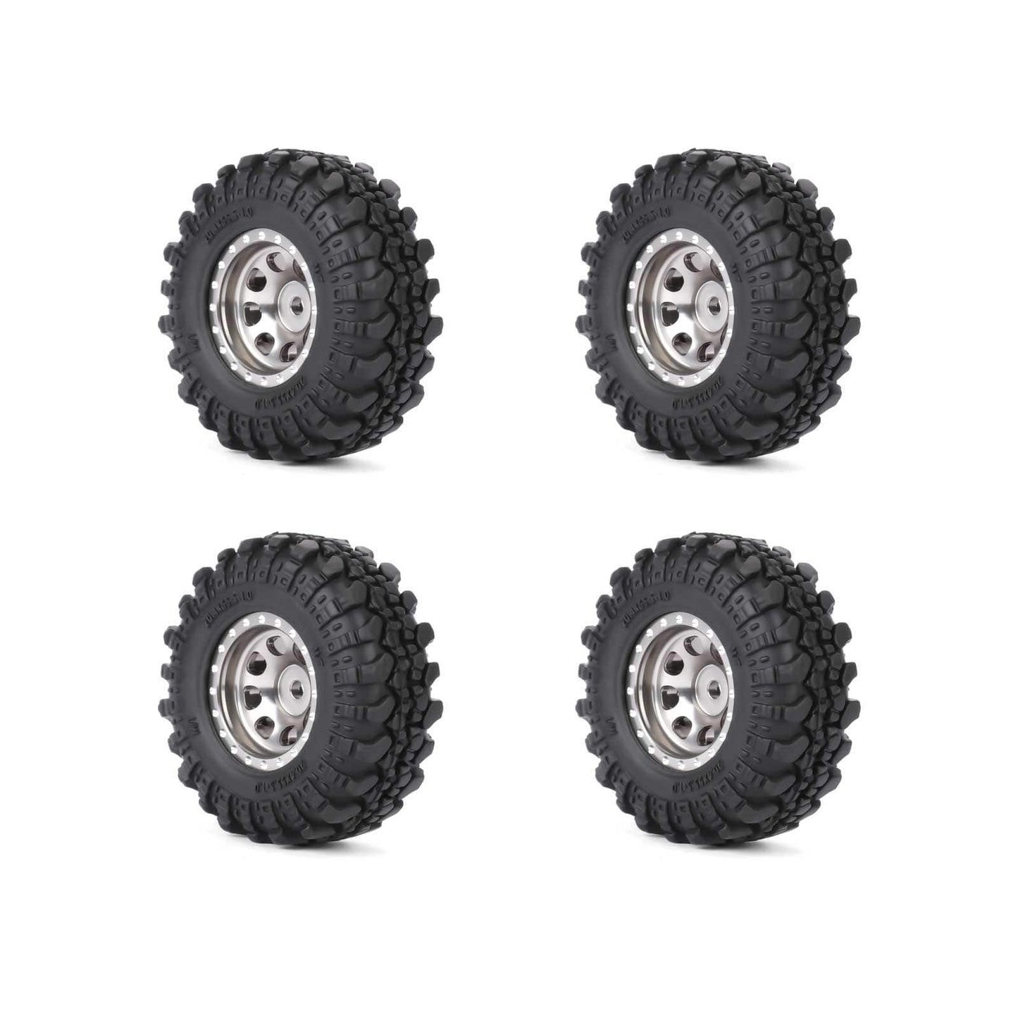 RCAWD FMS FCX24 55MM Tyres RCAWD FCX18 FCX24 55MM Rubber Rock Wheel Tires Tyres