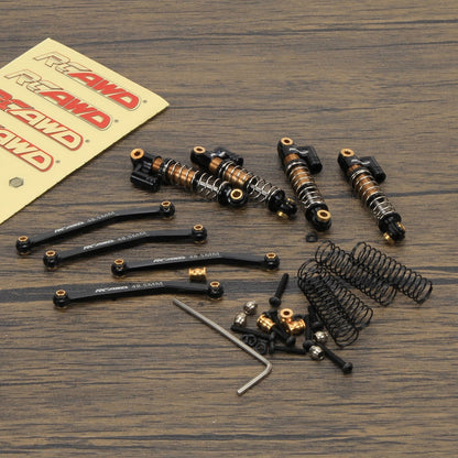 RCAWD FMS FCX24 Black RCAWD FMS FCX24 Shocks Absorber Oil-Filled Type with 48.5mm Links