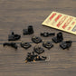 RCAWD FMS FCX24 Black RCAWD FMS FCX24 Upgrades Brass Front and Rear Alloy Axles Full Set