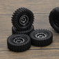 RCAWD FMS FCX24 Color: Black RCAWD 1.3" Beadlock Wheels 60*20mm Tire Set for FMS FCX24 and SCX24 Crawlers