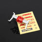 RCAWD FMS FCX24 Front Portal Axle Hosings / Silver RCAWD FCX24 Front Rear Differential Portal Axles Housing