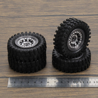 RCAWD FMS FCX24 RCAWD 1.3" Beadlock Wheels 60*20mm Tire Set for FMS FCX24 and SCX24 Crawlers