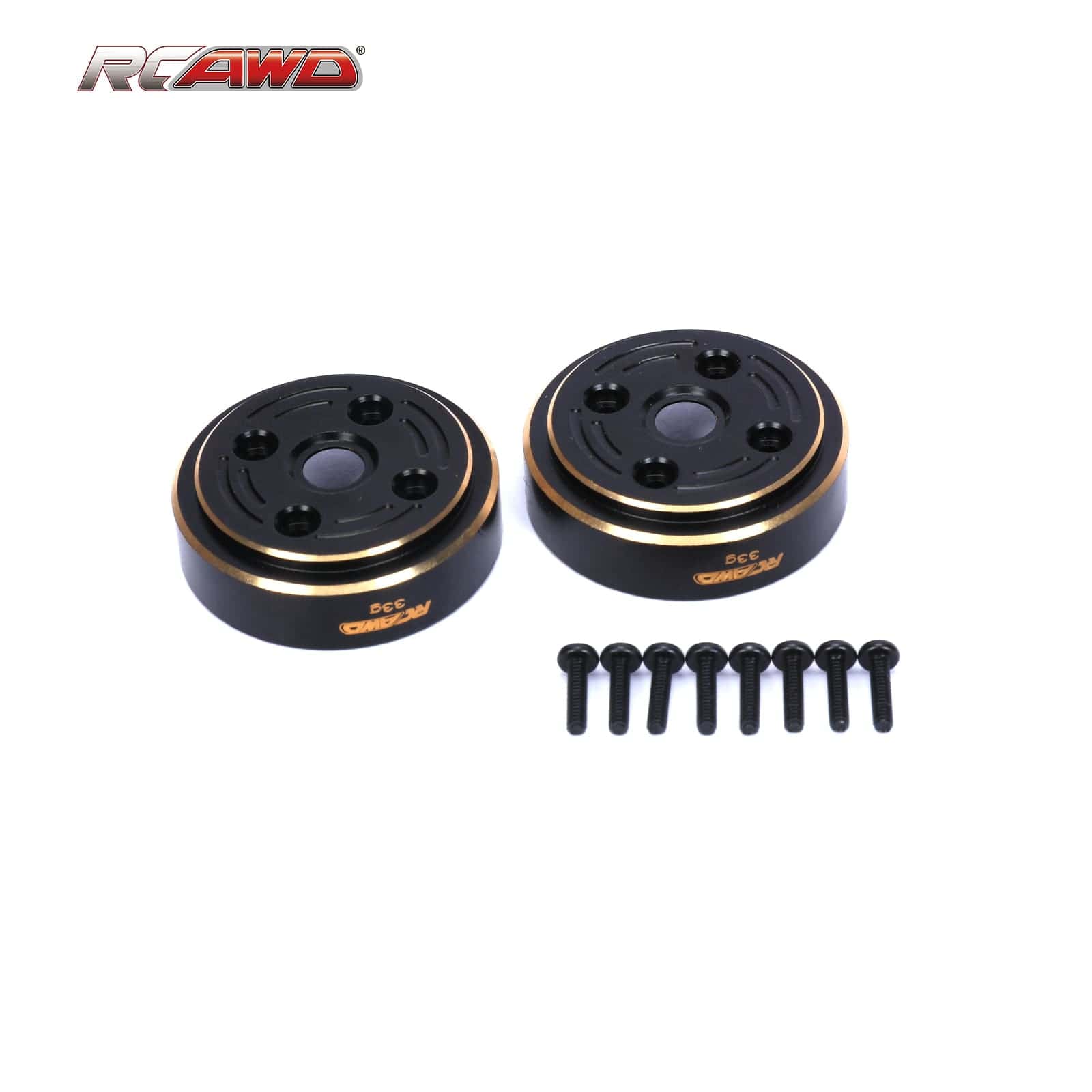 RCAWD FMS FCX24 RCAWD 33g/pc Brass Wheel Weights Counterweight for FCX24/SCX24
