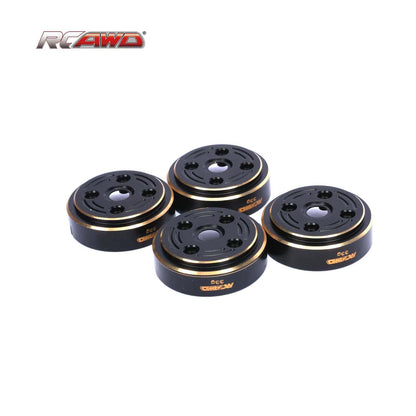 RCAWD FMS FCX24 RCAWD FCX24 Brass Wheel Hex Counterweight 33g/pc