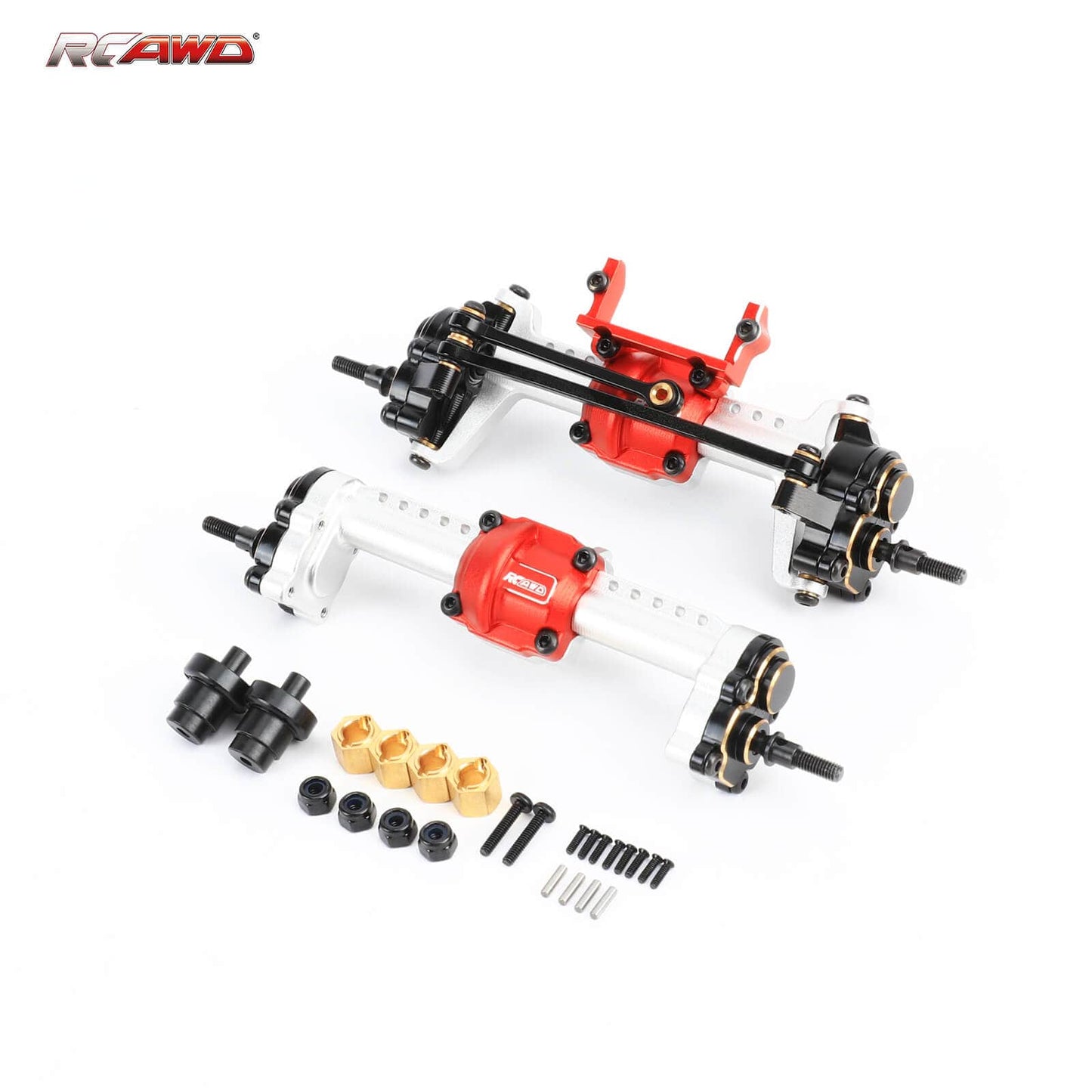 RCAWD FMS FCX24 RCAWD FCX24 Differential Portal Axles Complete Set with Diff Locker D6-C3112