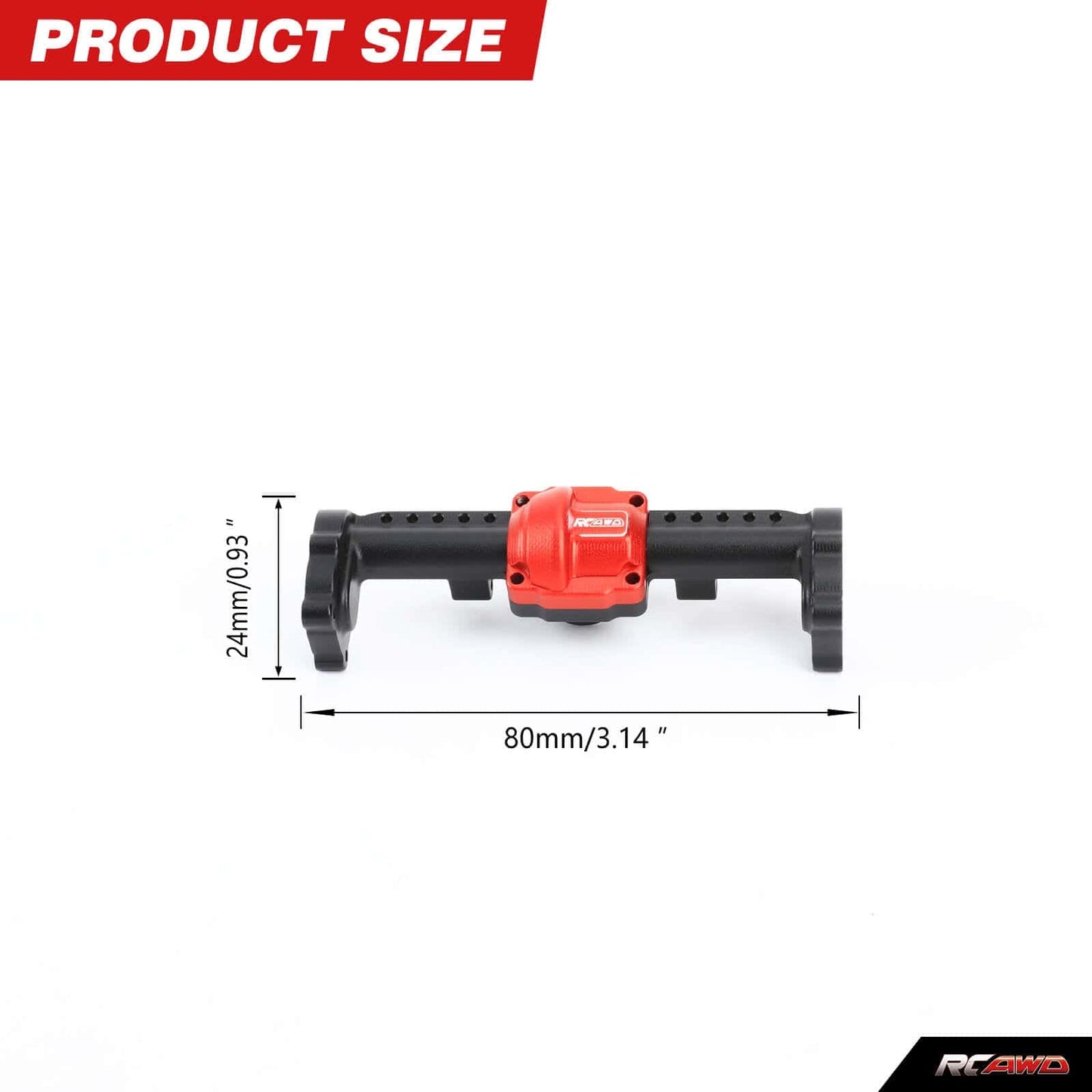 RCAWD FMS FCX24 RCAWD FCX24 Front Rear Differential Portal Axles Housing