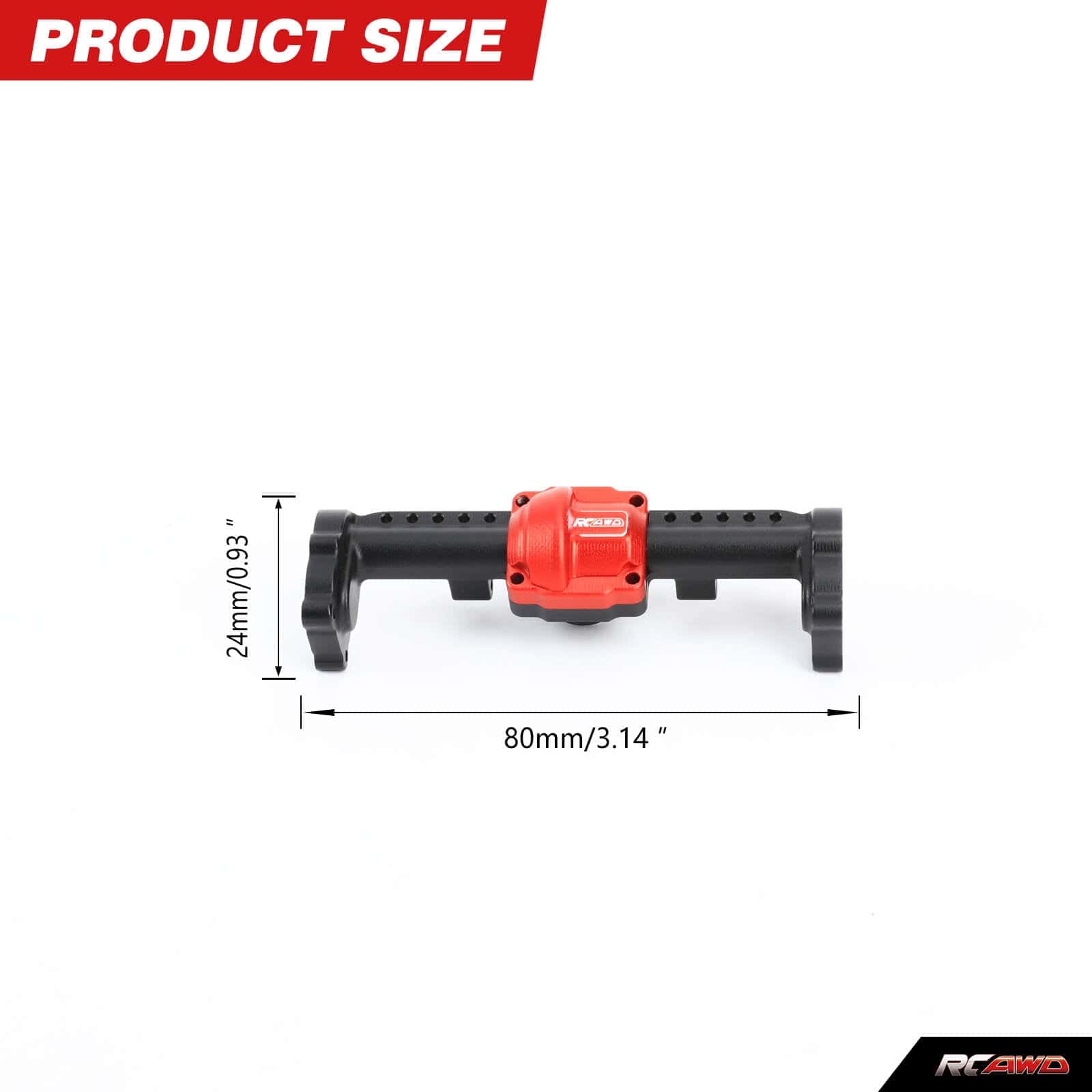 RCAWD FMS FCX24 RCAWD FCX24 Front Rear Differential Portal Axles Housing