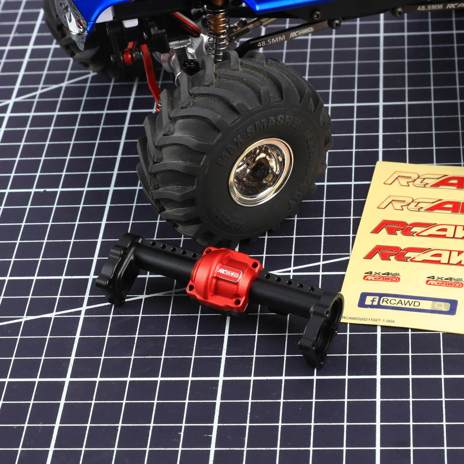 RCAWD FMS FCX24 RCAWD FCX24 Front Rear Differential Portal Axles Housing