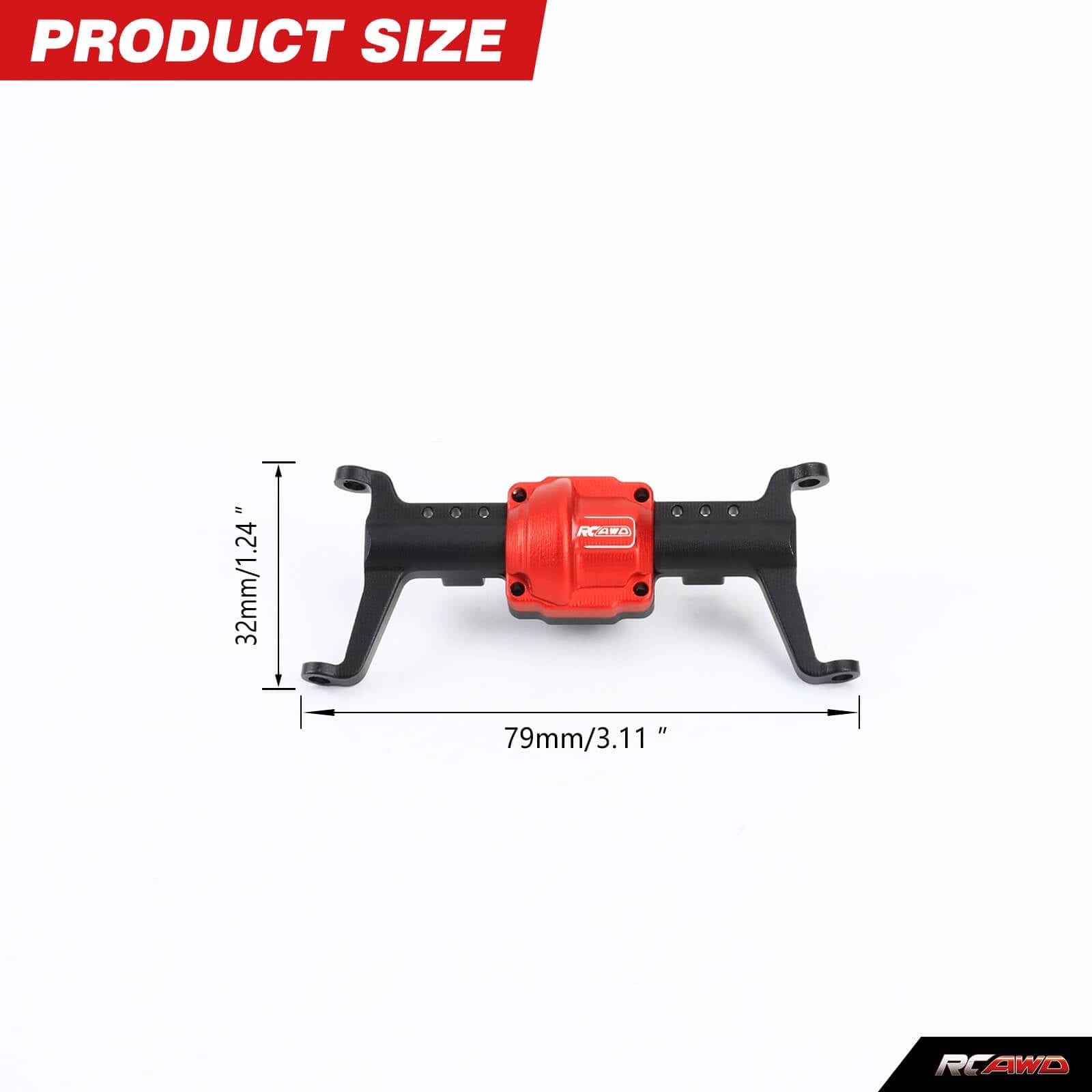 RCAWD FMS FCX24 RCAWD FCX24 Front Rear Differential Portal Axles Housing