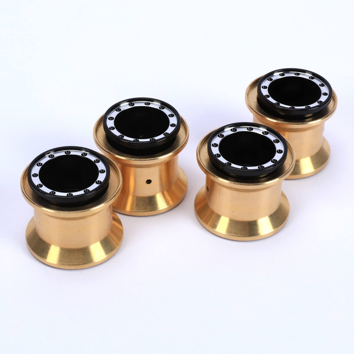 RCAWD FMS FCX24 RCAWD FCX24 Monster Truck 1.0" Beadlock Wheels with Brass Weights Rings