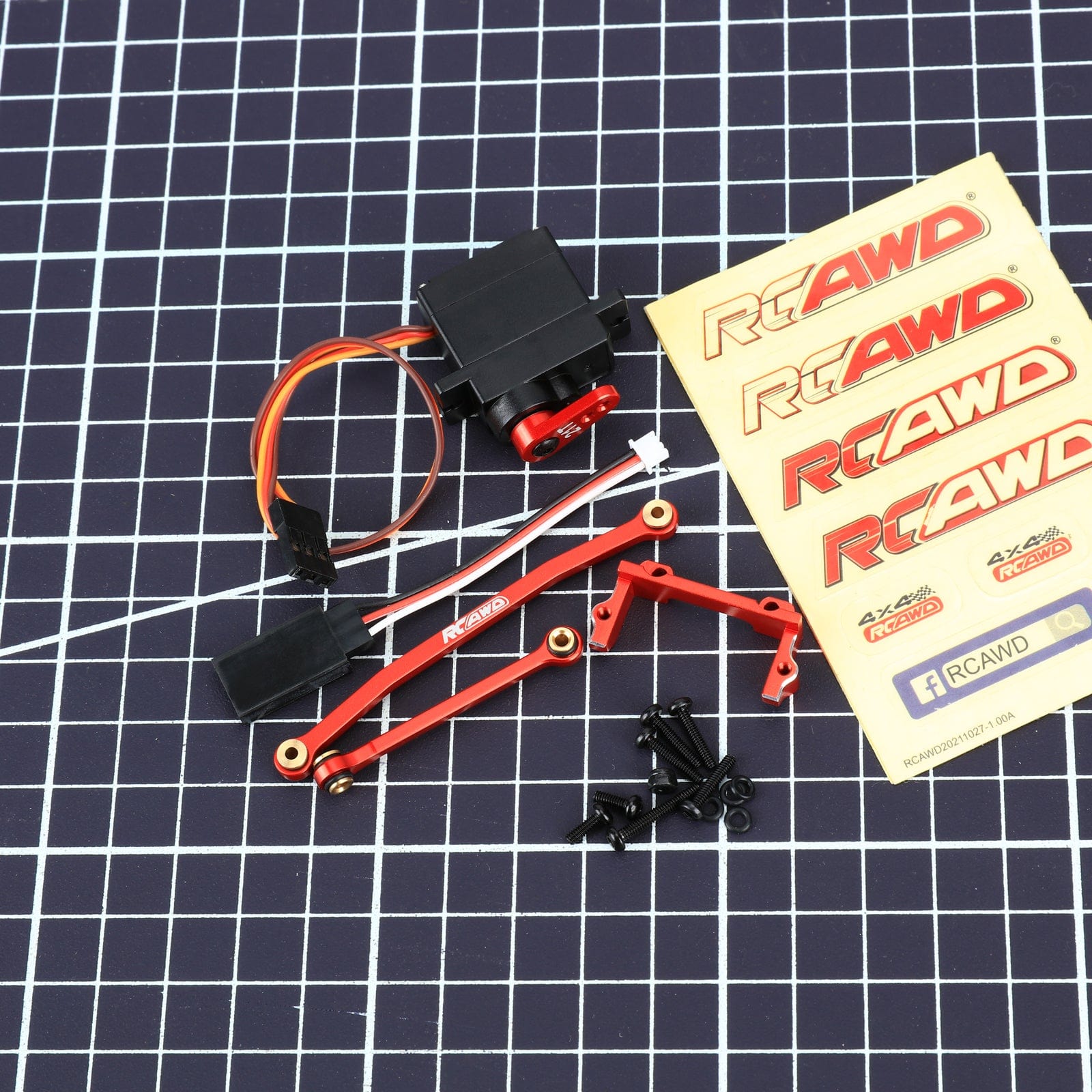 RCAWD FMS FCX24 RCAWD FCX24 Servo Complete Set  Upgrades parts