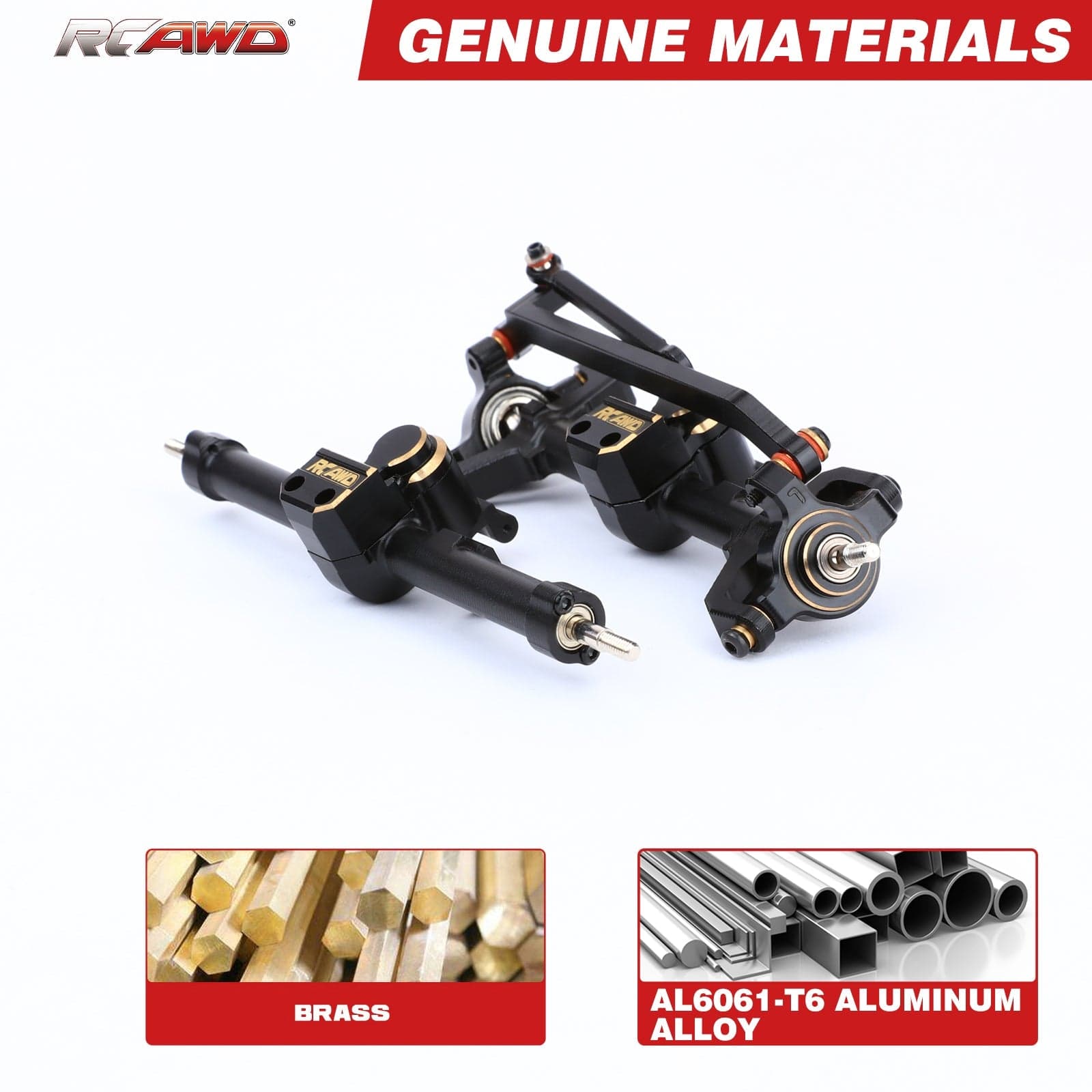 RCAWD FMS FCX24 RCAWD FMS 1/18 Upgrades Worm Gear Front Rear Portal Axle D2-E1045BL