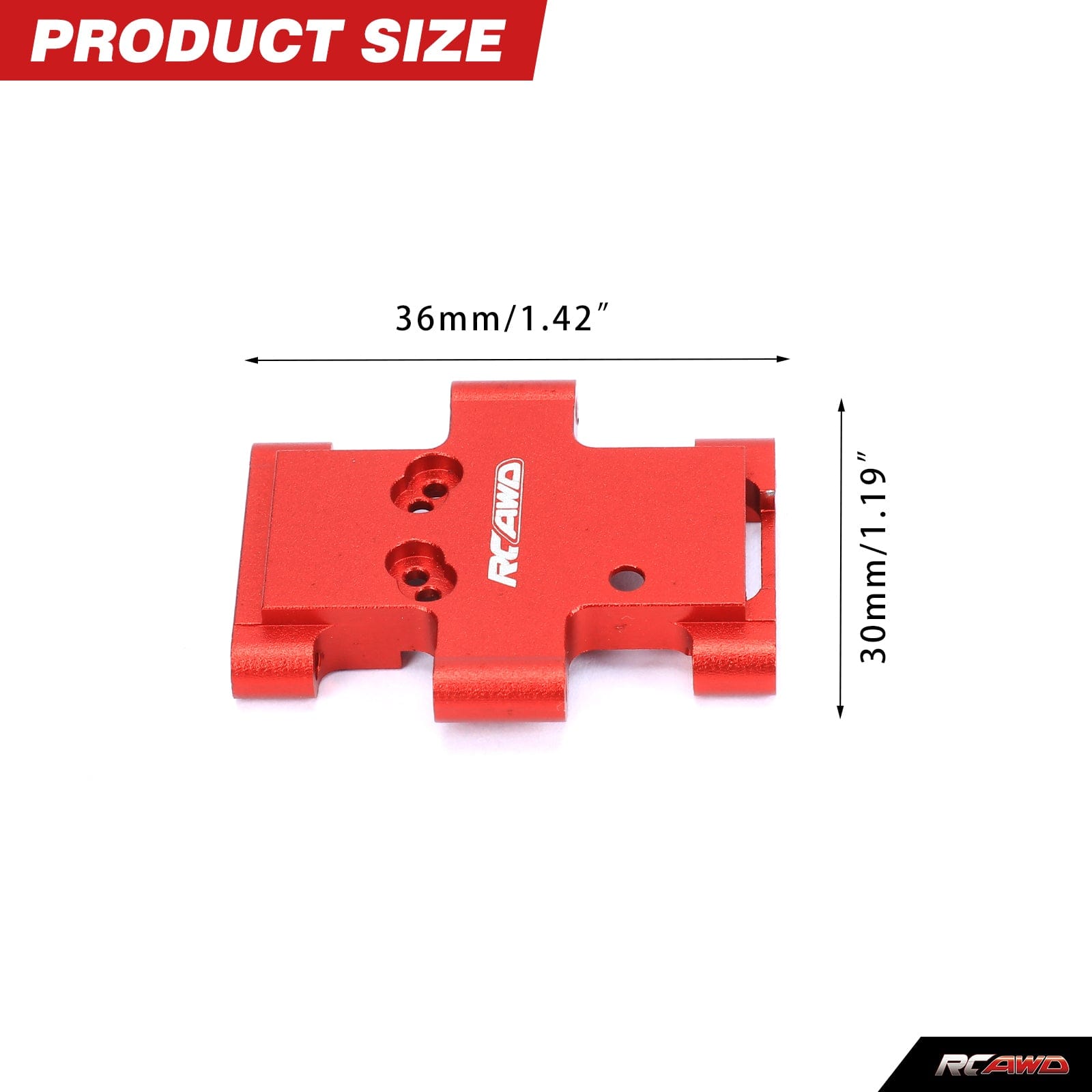 RCAWD FMS FCX24 RCAWD FMS FCX18 Upgrades Center Gear Box Mounts FMS1805